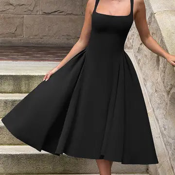 Elegant Strapless Dress in Navy Black and Wine For Events