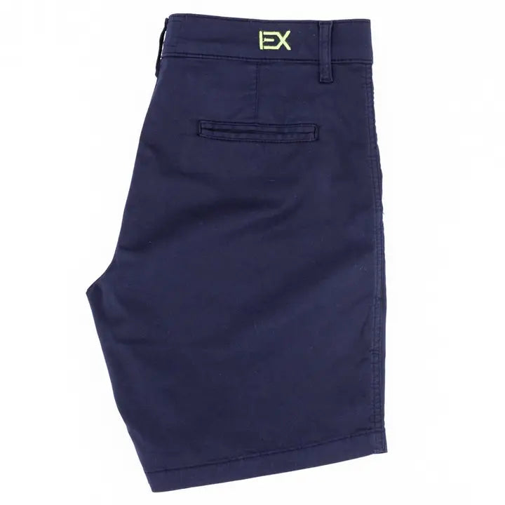 Navy Frog Chino Shorts