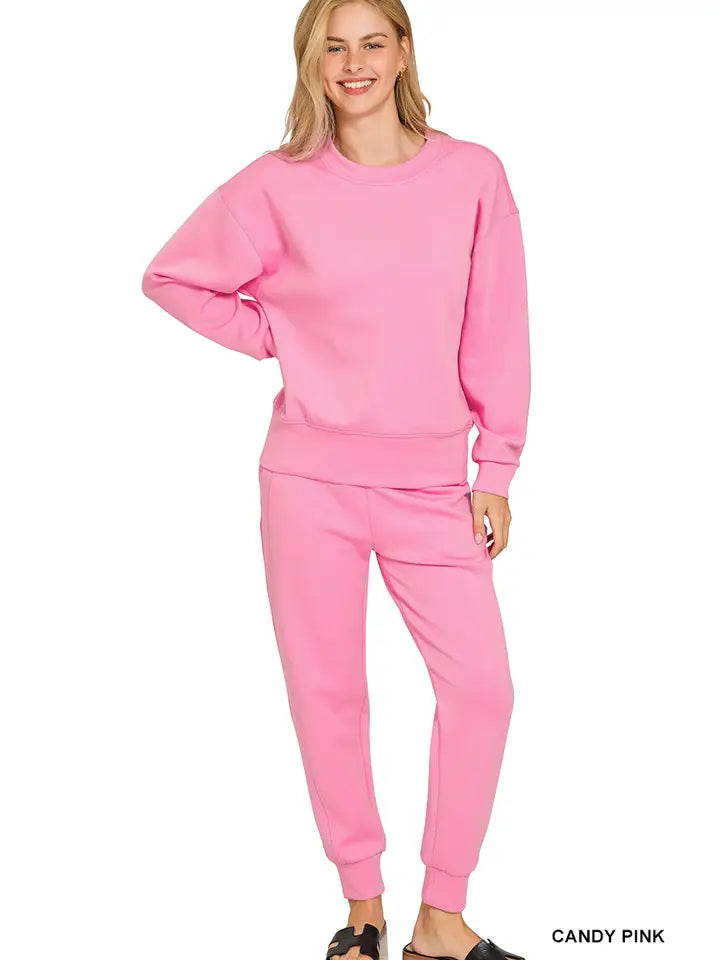 Scuba Crewneck Pullover & Joggers 2 Pc Set