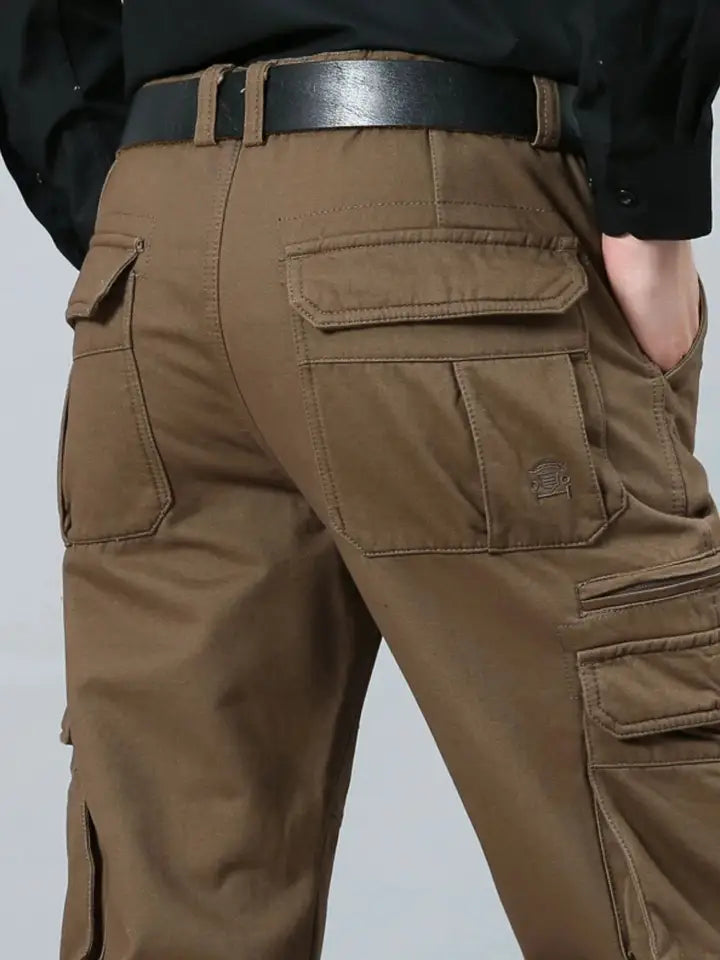 Men's Solid Color Cargo Pants