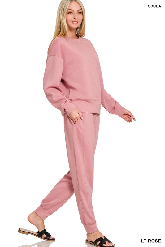 Scuba Crewneck Pullover & Joggers 2 Pc Set