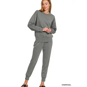 Scuba Crewneck Pullover & Joggers 2 Pc Set