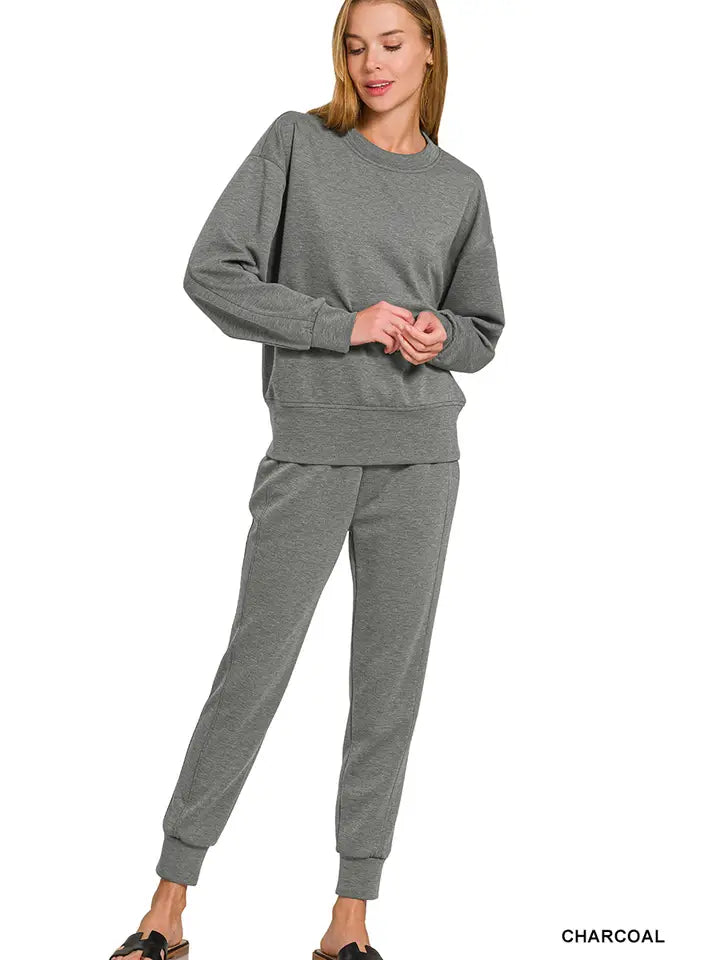 Scuba Crewneck Pullover & Joggers 2 Pc Set