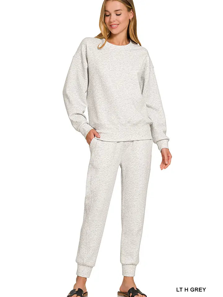 Scuba Crewneck Pullover & Joggers 2 Pc Set