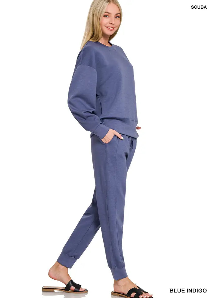 Scuba Crewneck Pullover & Joggers 2 Pc Set