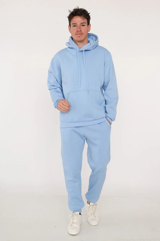 Basic Pulllover Hood Tracksuit