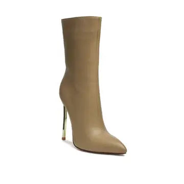 London Rag Over the Ankle Stiletto Boot