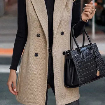 AUTUMN/WINTER Fashion Sleeveless Blazer