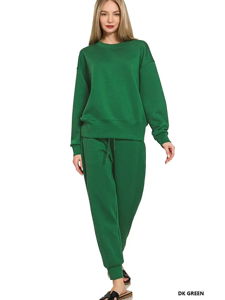 Scuba Crewneck Pullover & Joggers 2 Pc Set