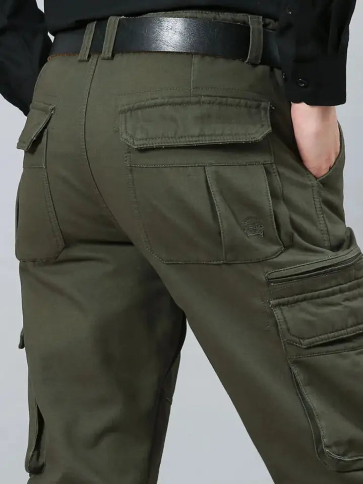 Men's Solid Color Cargo Pants