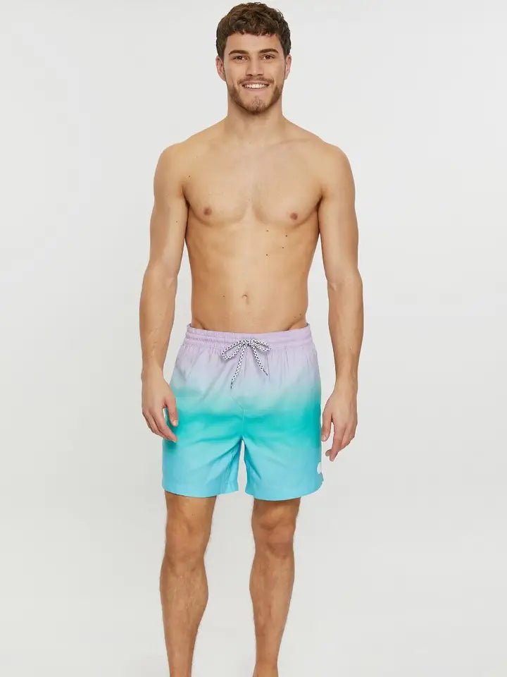 Ombre Dip Dye Swim Short