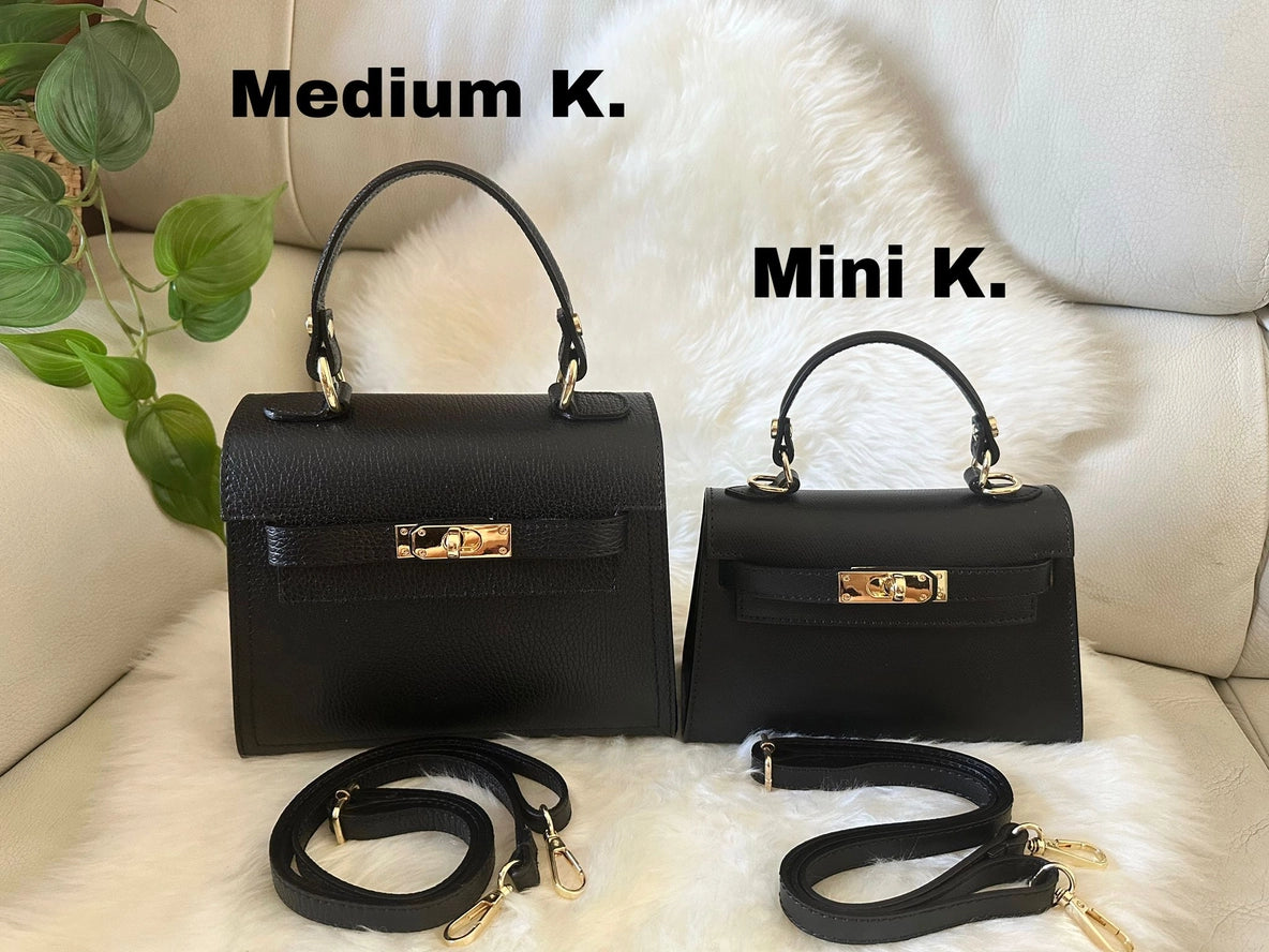 Medium K- Genuine Leather Handbag