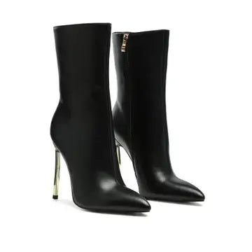 London Rag Over the Ankle Stiletto Boot