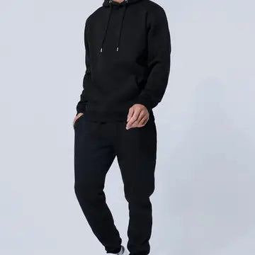 Basic Pulllover Hood Tracksuit