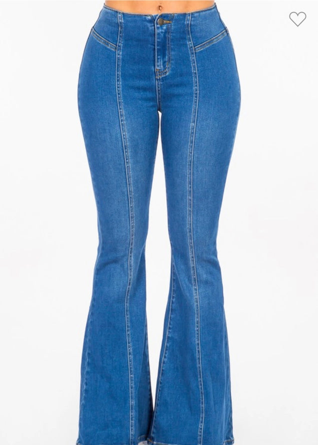 Blue Flare Jeans