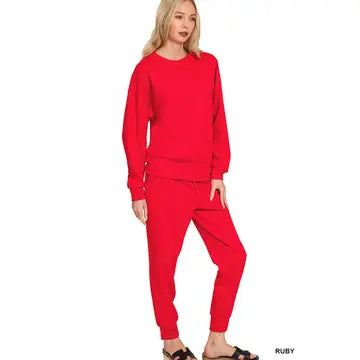 Scuba Crewneck Pullover & Joggers 2 Pc Set
