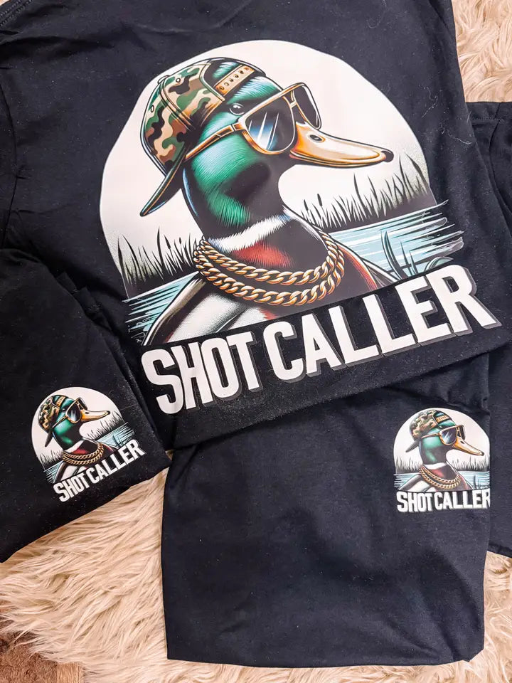Shot Caller Mallard Duck Hunting Men's Graphic Tee