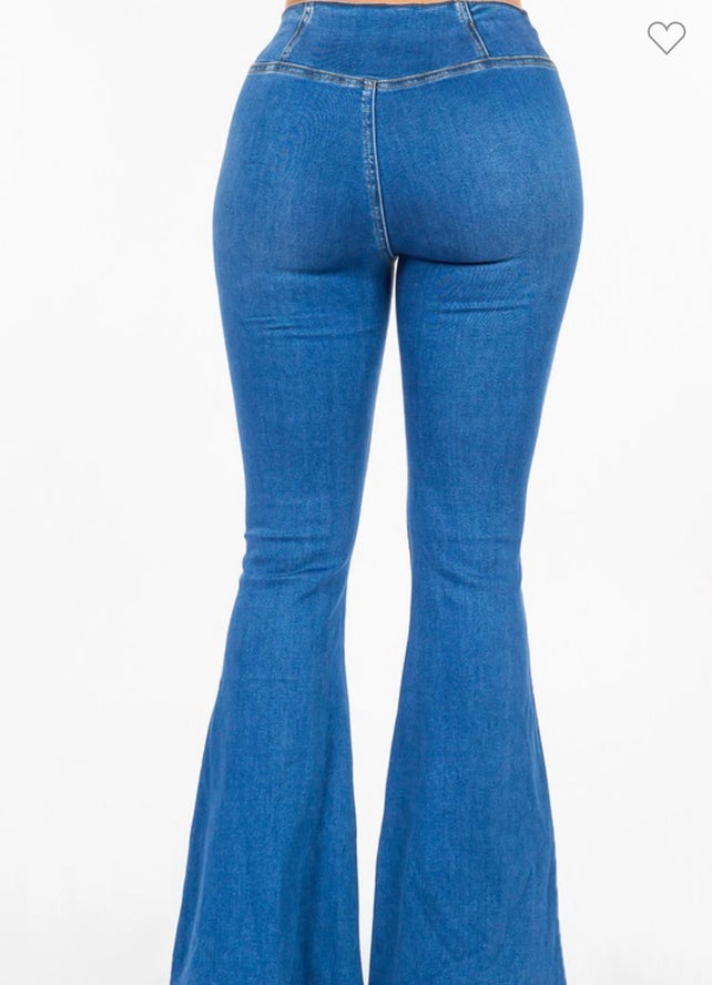 Blue Flare Jeans