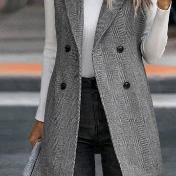 AUTUMN/WINTER Fashion Sleeveless Blazer