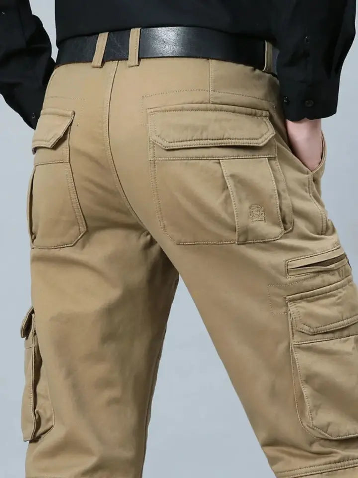 Men's Solid Color Cargo Pants