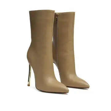 London Rag Over the Ankle Stiletto Boot