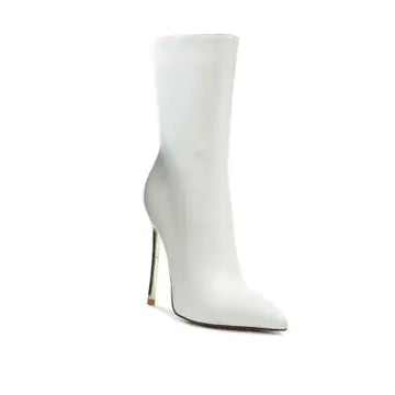 London Rag Over the Ankle Stiletto Boot