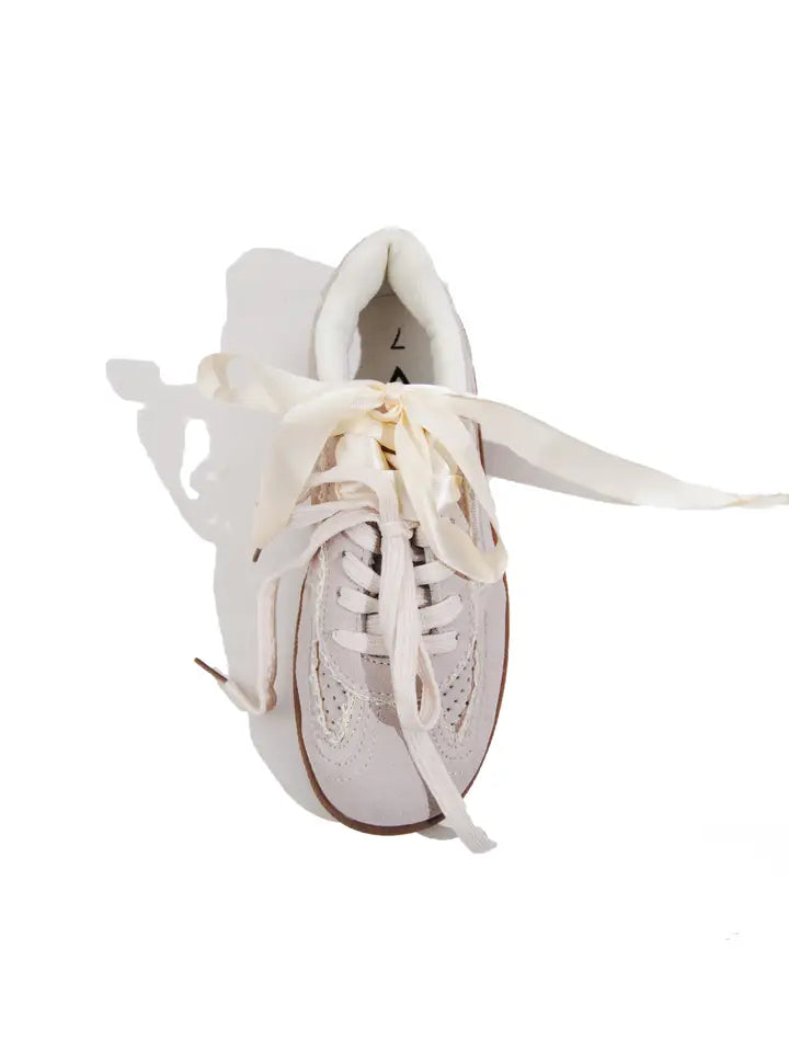 Lace & Satin Sneakers