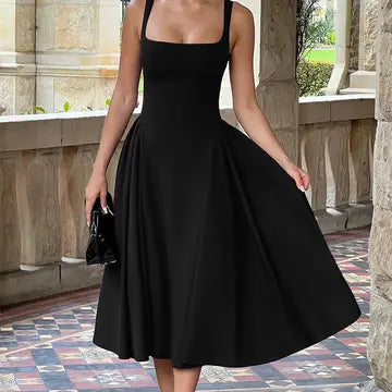 Elegant Strapless Dress in Navy Black and Wine For Events