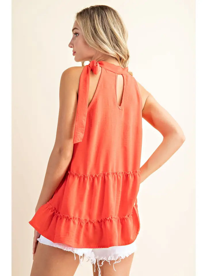 Bow Tie Neck Women's Blouse