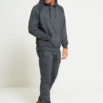 Basic Pulllover Hood Tracksuit