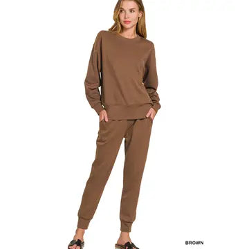 Scuba Crewneck Pullover & Joggers 2 Pc Set