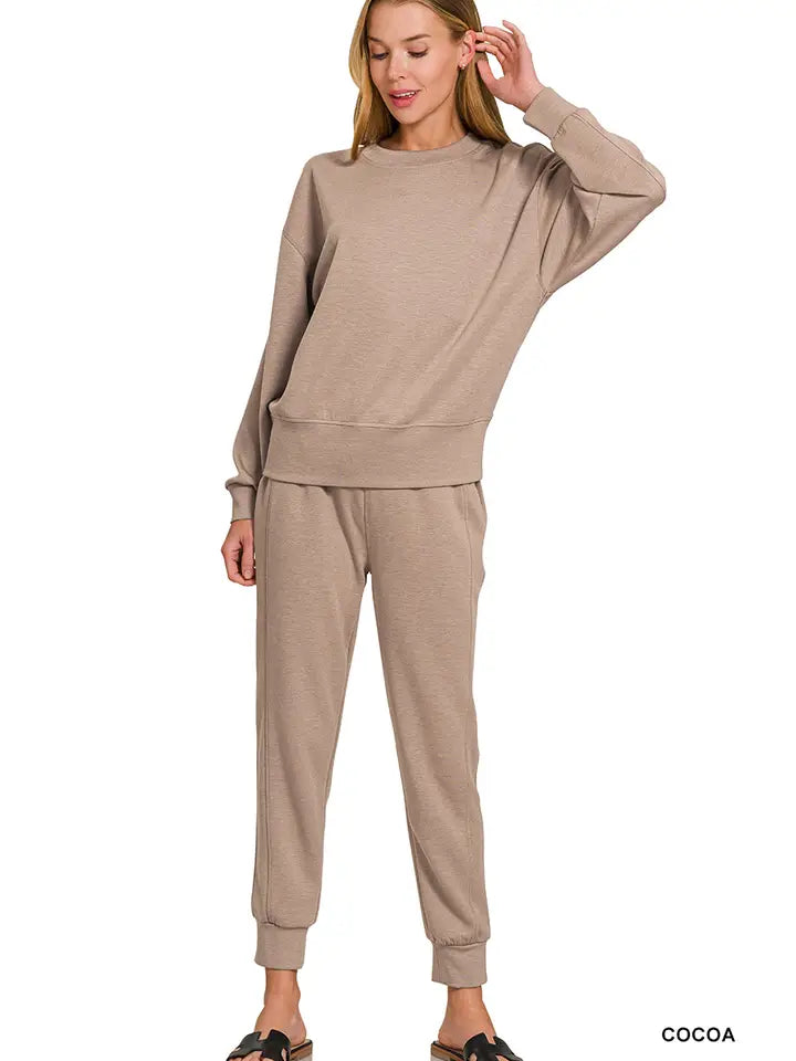 Scuba Crewneck Pullover & Joggers 2 Pc Set