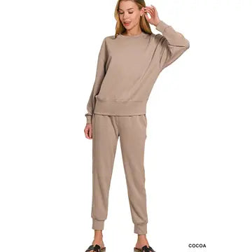 Scuba Crewneck Pullover & Joggers 2 Pc Set